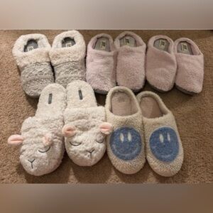 Dearfoams slipper bundle LOT OF 5